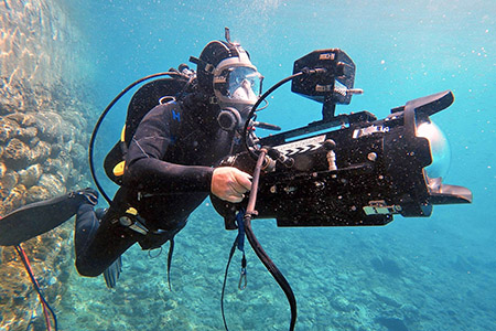 Diver communications for film & TV production